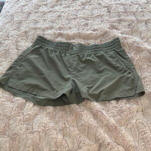 Women’s Olive Green Athletic Shorts